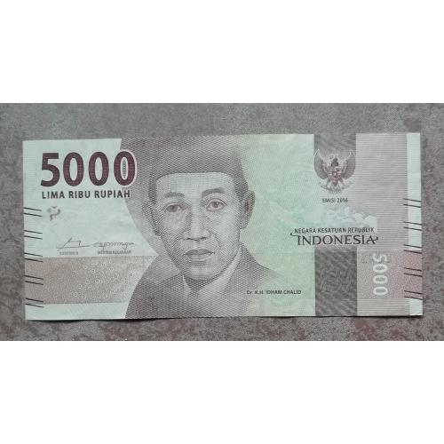 Индонезия 5000 рупий 2016 