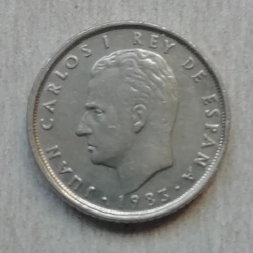 Испания 1 песета 1987