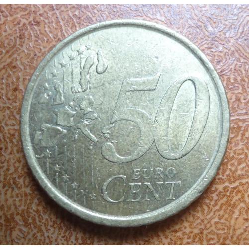  Испания 50 евроцентов  2001