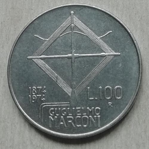 Италия 100 лир 1974 
