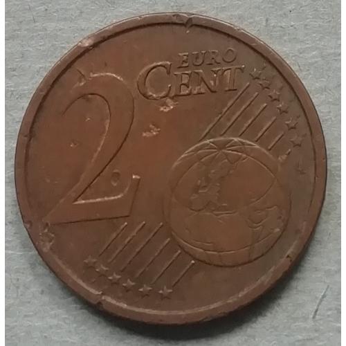 Италия 2 евроцента 2002 