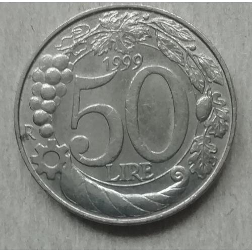  Италия 50 лир 1999