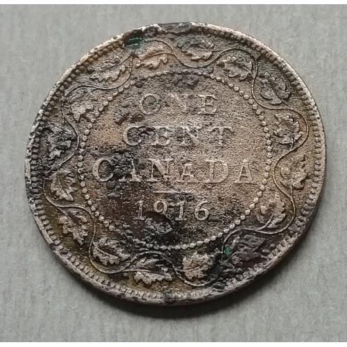  Канада 1 цент 1916 Георг V 