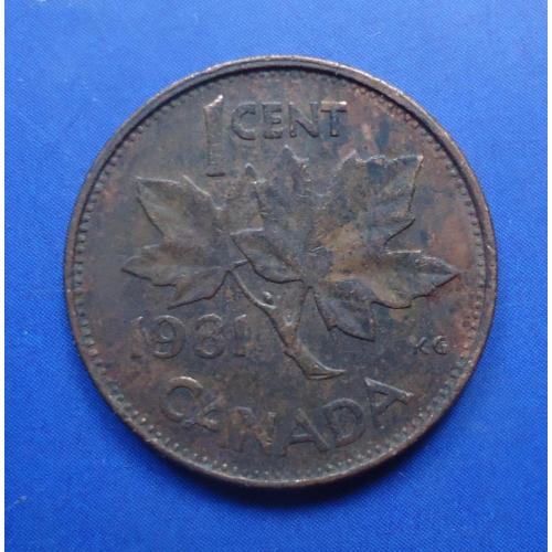  Канада 1 цент 1981