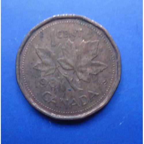  Канада 1 цент 1987