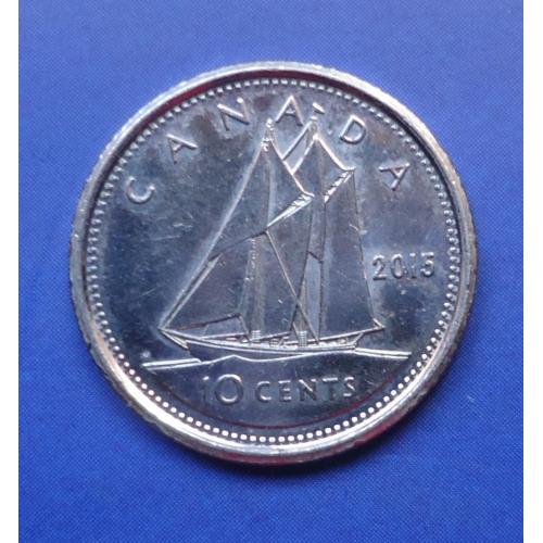 Канада  10 центов 2015