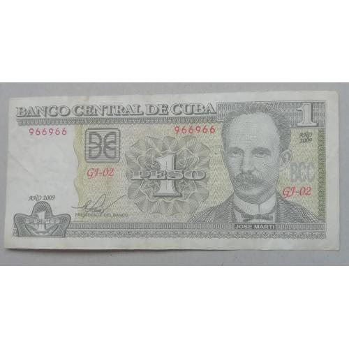 Куба 1 песо 2009