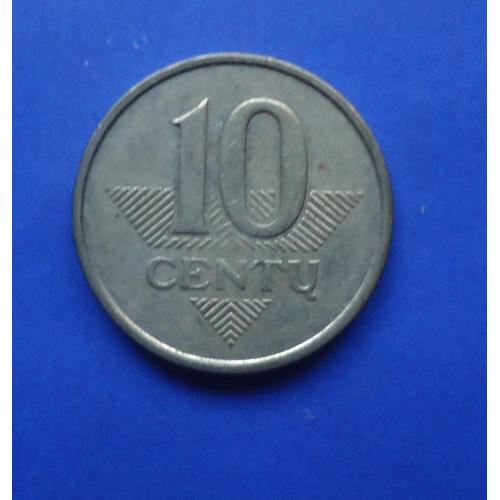 Литва 10 цент 2008