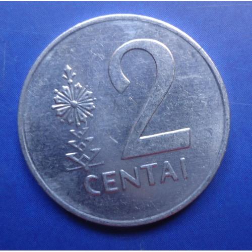  Литва 2 цента 1991