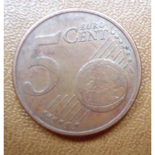 Литва  5  евроцент 2015