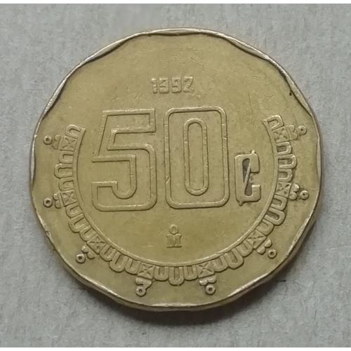  Мексика 50 сентаво 1992