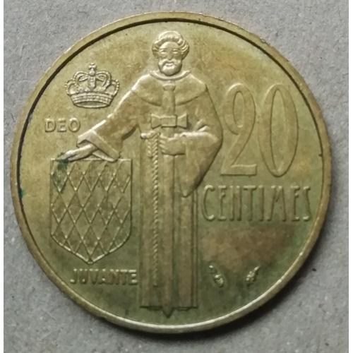  Монако 20 сантим 1978