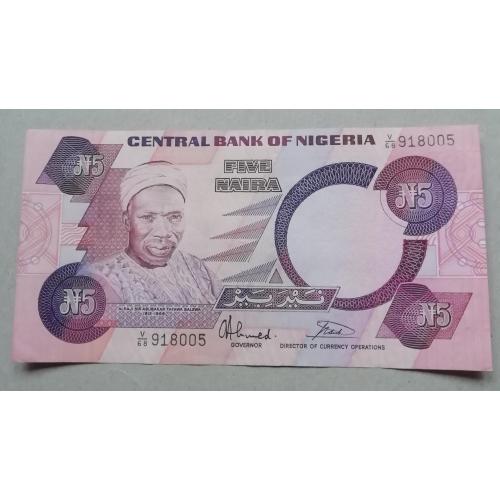 Нигерия  5 найра 1980