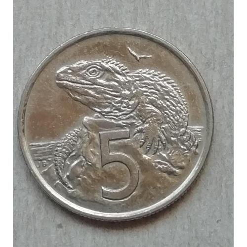 Новая Зеландия 5 центов  2002
