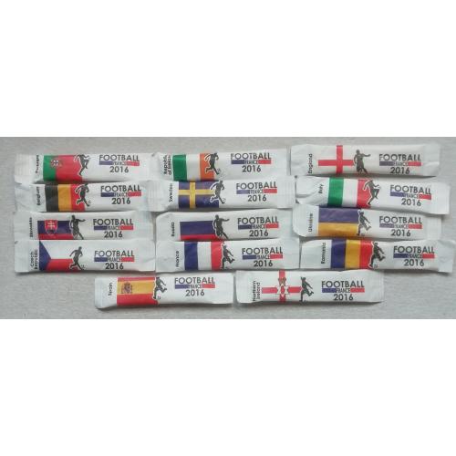 Пакетики с сахаром "Чемпионат Европы по футболу 2016" =14 пакетиков