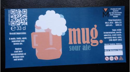 Пивная этикетка- Частная пивоварня Mad Brewlads   MUG
