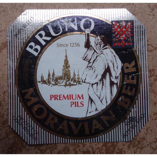 Пивные этикетки Druno moravian beer