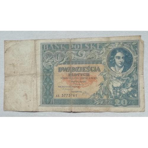  Польша 20 злотых 1931