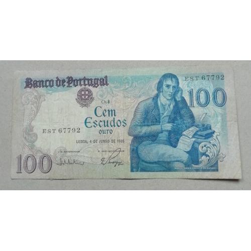 Португалия 100 ескудо 1985