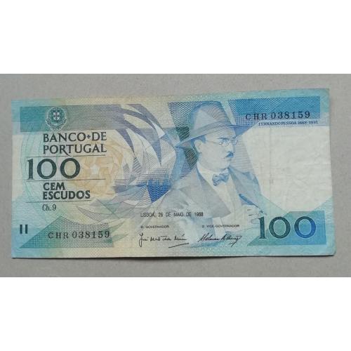  Португалия 100 эскудо 1988 