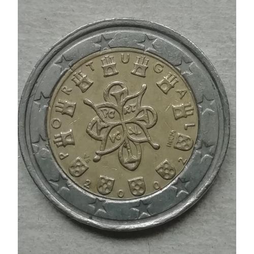 Португалия 2 евро 2002 