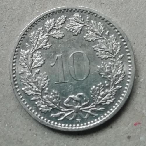  Швейцария 10 раппен 2011