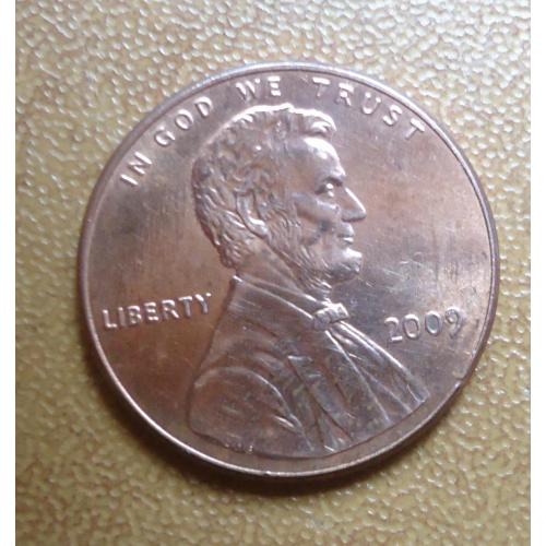США 1 цент  2009 - Линкольн. Президентство в Вашингтоне