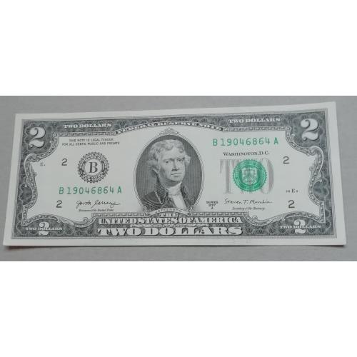 США 2 доллара  2017  (B) Нью-Йорк  UNC