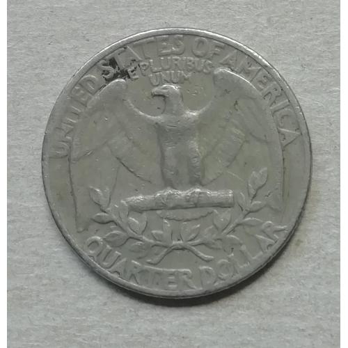 США 25 центов (квотер) 1966