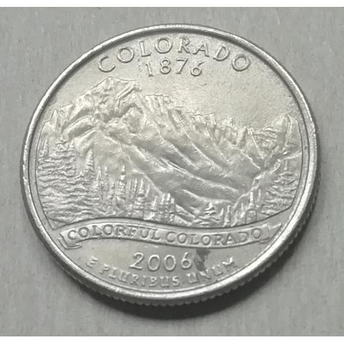  США 25 центов (квотер) 2006 D -Штаты и территории - Колорадо
