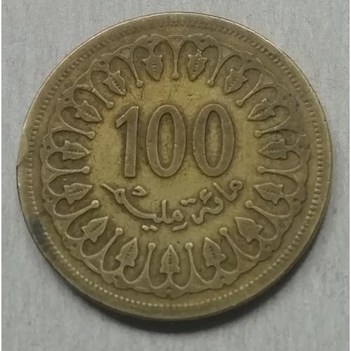  Тунис 100 миллим 1983