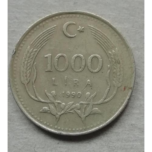  Турция 1000 лир 1990