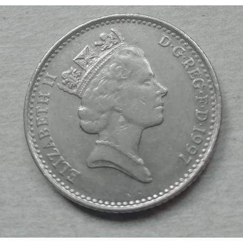  Великобритания 10 пенсов 1997