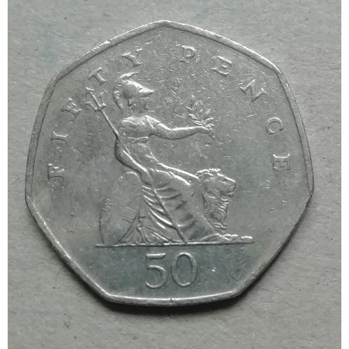  Великобритания 50 пенсов 1997