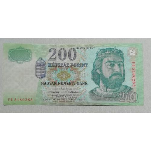  Венгрия 200 форинт 2001