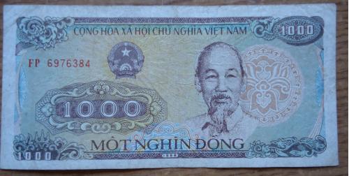 Вьетнам 1000 донг 1988  