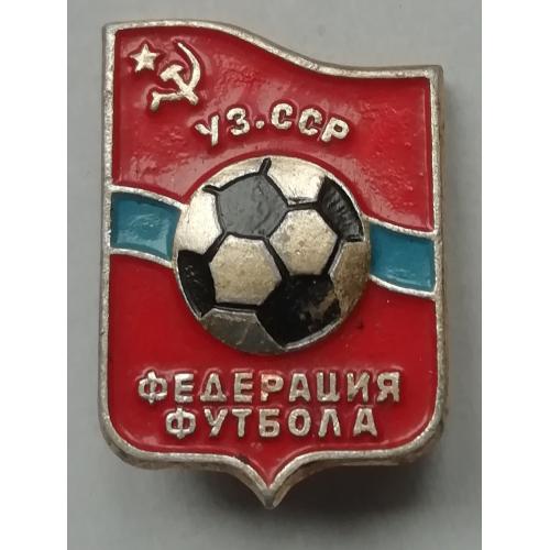 Знак Федерация Футбола Узбекистан-Узбекская ССР 1970-е 