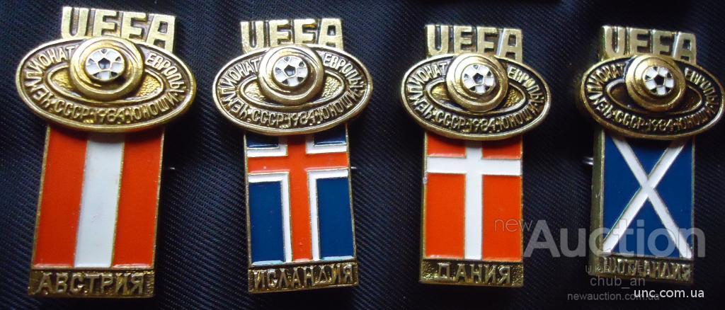 Знак: UEFA Чемпионат Европы по футболу среди юношей, СССР 1984