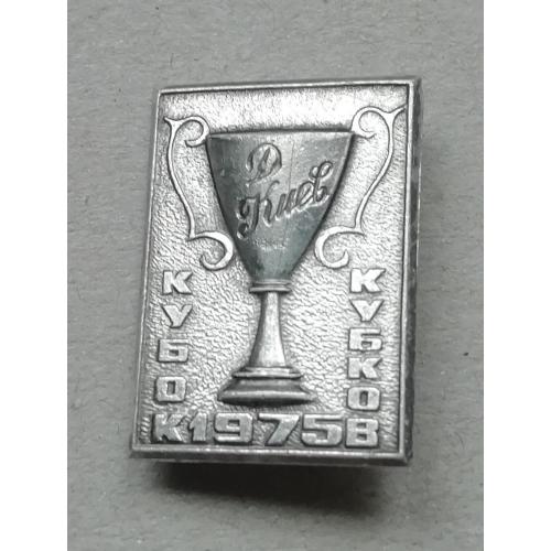 Знак, ЗНАЧОК: Динамо Киев кубок кубков 1975