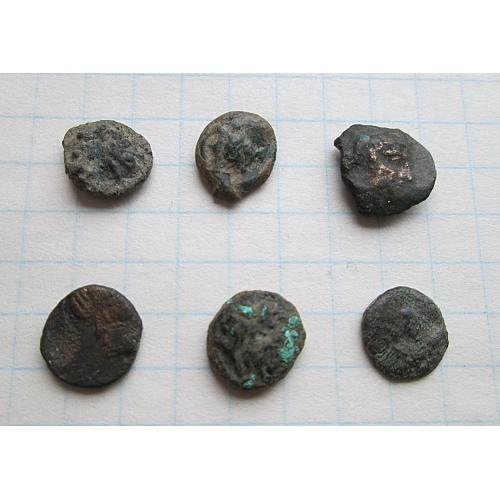  Ольвия монети (гемихалки, 4-3 век до нашей эры. 
