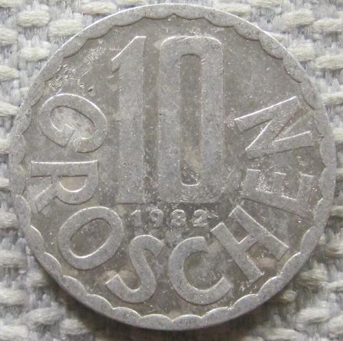 Австрия 10 грош 1982 года #12386