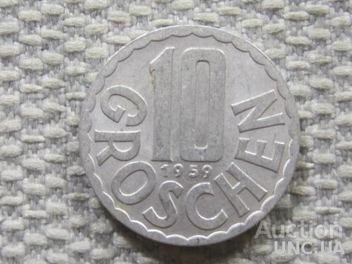 Австрия 10 грошей 1959 года #4245
