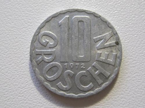 Австрия 10 грошей 1972 года #35361
