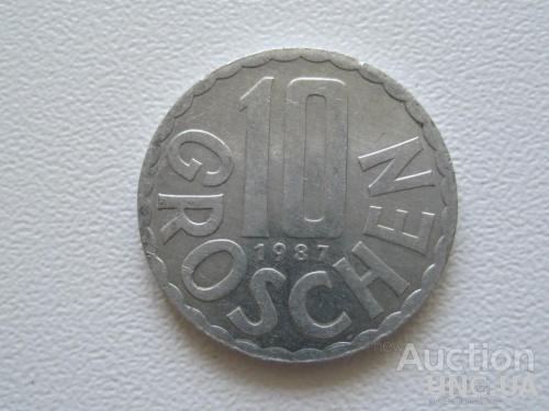 Австрия 10 грошей 1987 года #9401