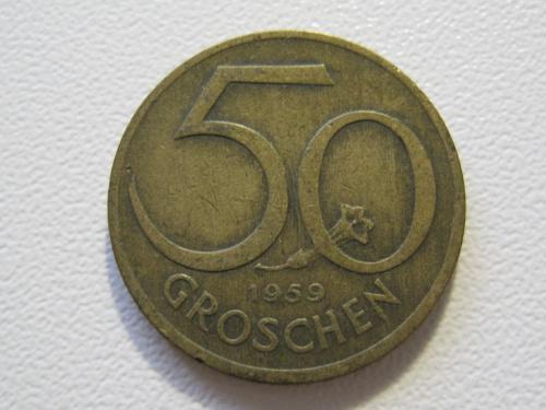 Австрия 50 грошей 1959 года #35376