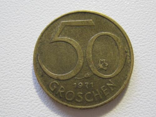 Австрия 50 грошей 1971 года #35380