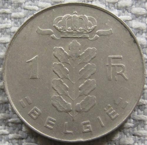 Бельгия 1 франк 1972 года. BELGIE #12915