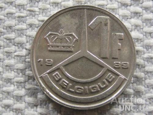 Бельгия 1 франк 1989 года /BELGIQUE/ #3626