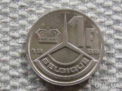 Бельгия 1 франк 1989 года /BELGIQUE/ #3627