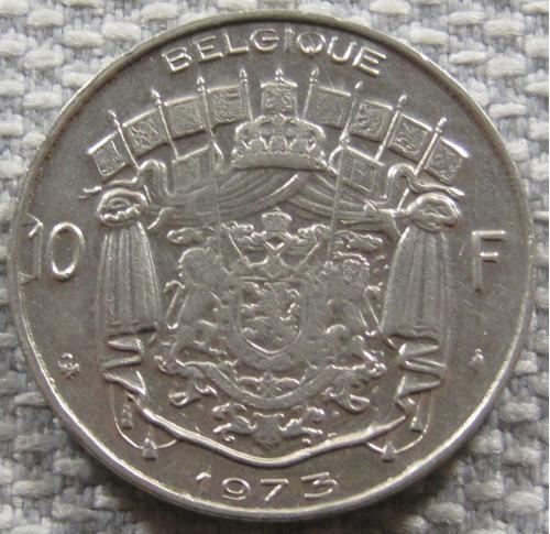 Бельгия 10 франков 1973 года. BELGIQUE #12903